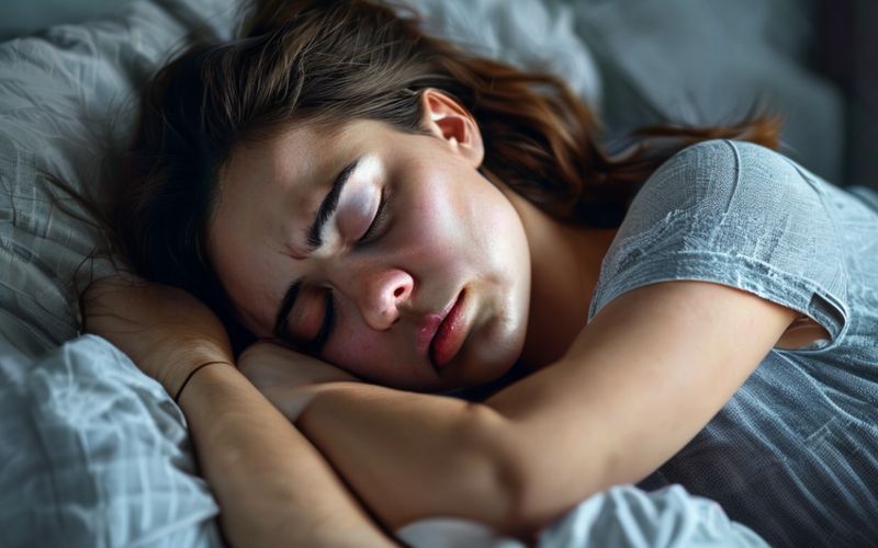 chronic stress sleep weight gain connection illustration