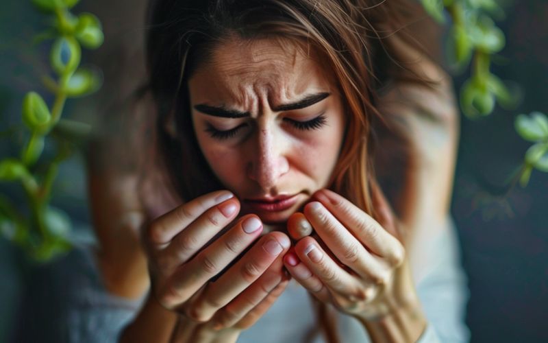 high cortisol symptoms and natural treatment illustration