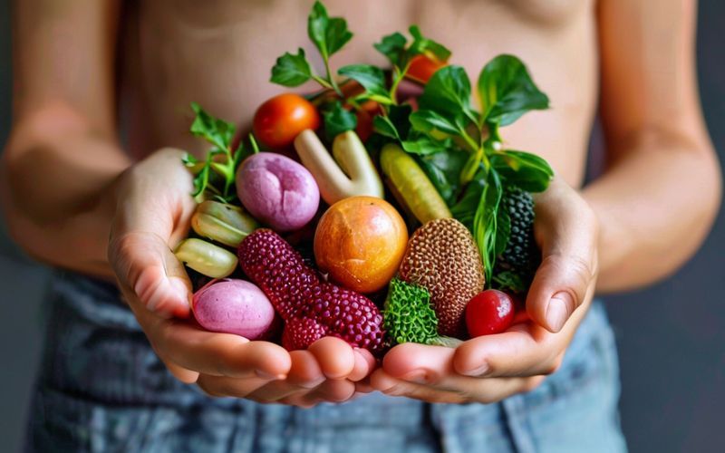 improve gut health naturally without probiotics illustration