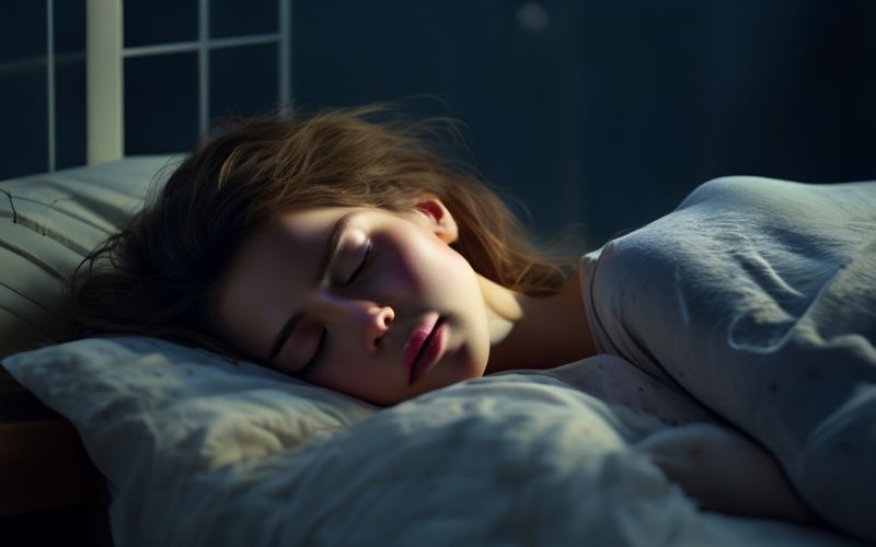 waking up tired after 8 hours of sleep illustration